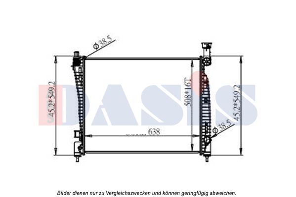 AKS DASIS Radiators, Motora dzesēšanas sistēma 520126N